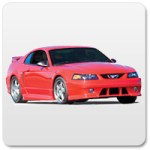 2000 For Mustang Red