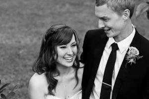 Jessica and Chris at their wedding