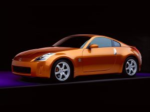 2003 orange Nissan 350Z