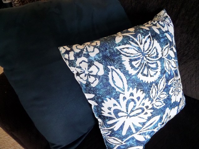 blue pillows