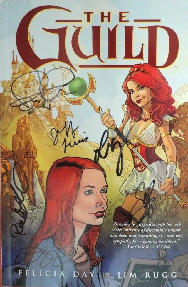 Copy of The Guild graphic novel signed by the cast!