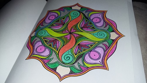 Adult Coloring Happy