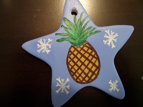 Psych Pineapple ornament